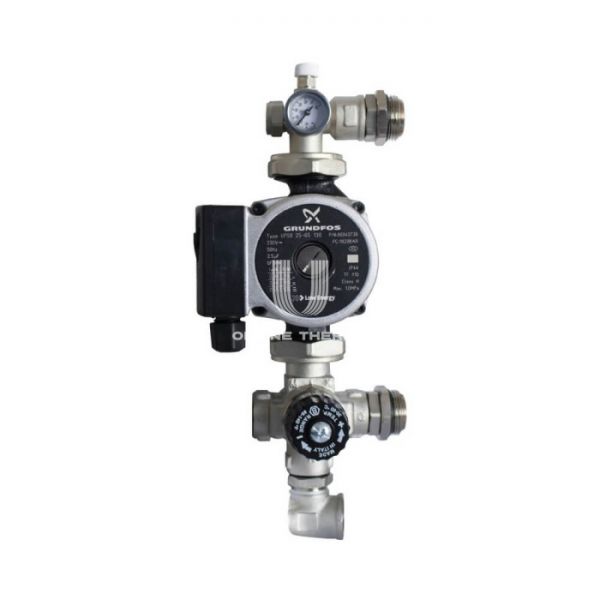 Насосно-смесительный узел Stout с термостатическим клапаном; Grundfos UPSO 25-65 130