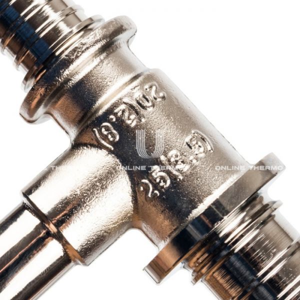 Трубка для подключения радиатора Stout, Т-образная 25/15/20, аксиальная