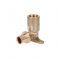 Угольник Stout настенный с длинным нарезным патрубком 20-Rp 1/2", аксиальный