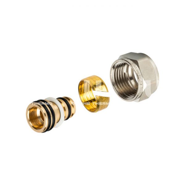 Фитинг компрессионный Stout для труб PEX-AL-PEX 16х2,0х1/2"