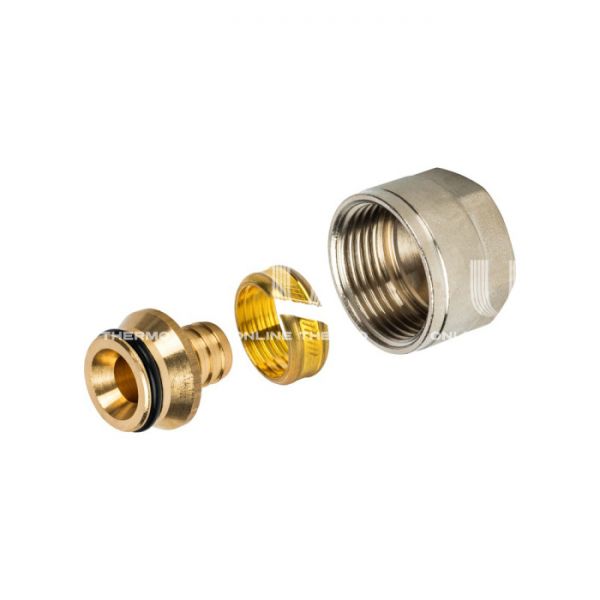 Фитинг компрессионный Stout 16х2,0x1/2" для труб из сшитого полиэтилена