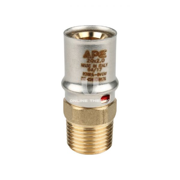 Муфта с наружной резьбой Stout SFP-0001-001220 1/2"х20, пресс-фитинг