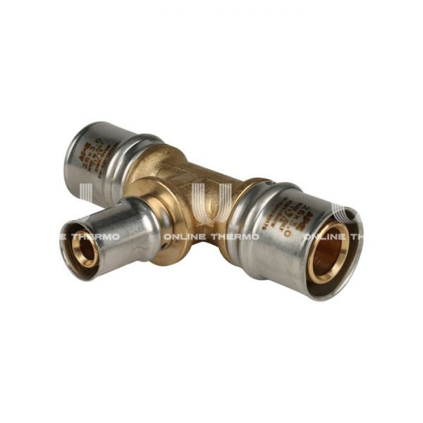 Тройник переходной Stout SFP-0005-261626, 26х16х26 мм, пресс-фитинг