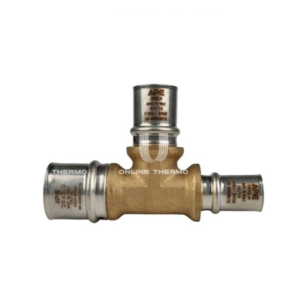 Тройник переходной Stout SFP-0005-262016, 26х20х16 мм, пресс-фитинг