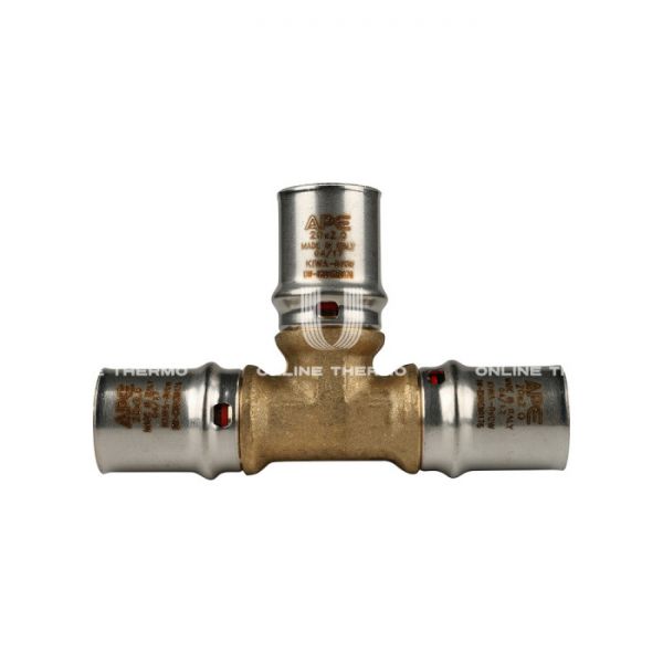 Тройник равнопроходной Stout SFP-0006-202020, 20 мм, пресс-фитинг