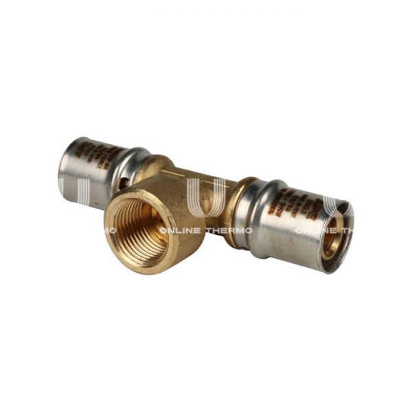 Тройник с внутренней резьбой Stout SFP-0007-001220 20х1/2"х20, пресс-фитинг