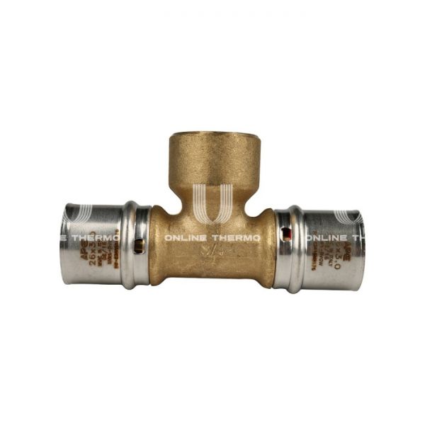 Тройник с внутренней резьбой Stout SFP-0007-003426 26х3/4"х26, пресс-фитинг