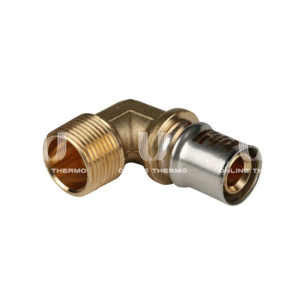 Угольник (угол) с наружной резьбой Stout SFP-0011-003420 3/4"х20 пресс-фитинг