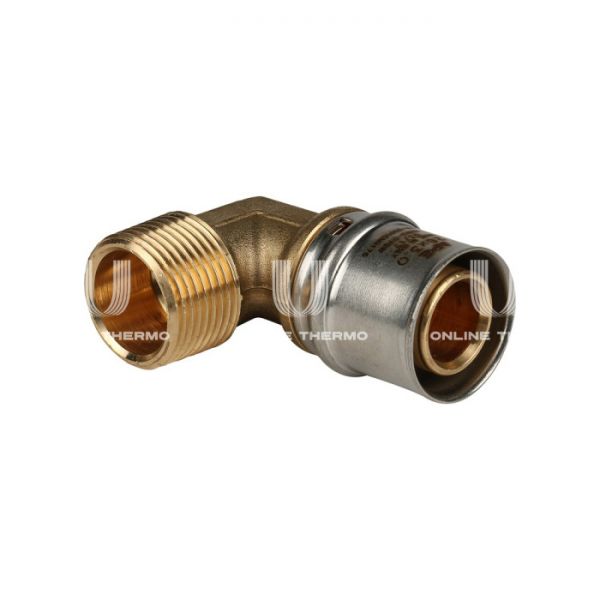 Угольник (угол) с наружной резьбой Stout SFP-0011-003426 3/4"х26, пресс-фитинг