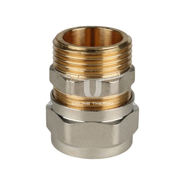Муфта с наружной резьбой Stout SFS-0001-000126 1"х26, никелированная, компрессионная