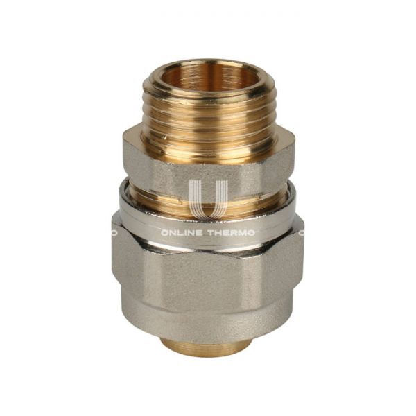 Муфта с наружной резьбой Stout SFS-0001-001220 1/2"х20, никелированная, компрессионная