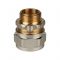 Муфта с наружной резьбой Stout SFS-0001-003426 3/4"х26, никелированная, компрессионная