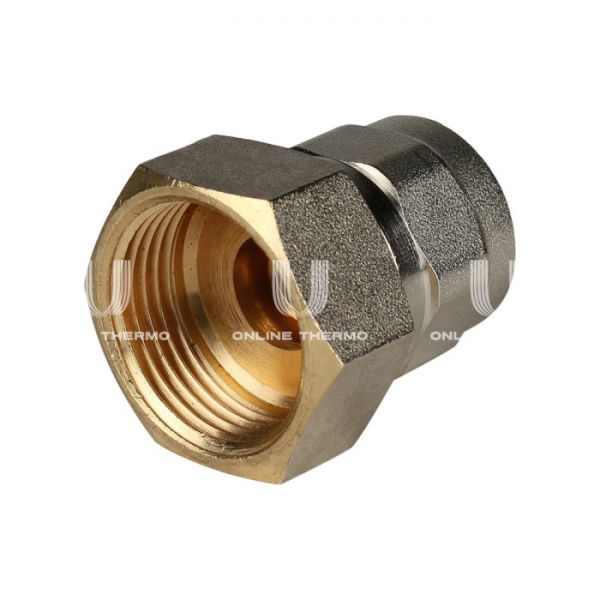 Муфта с внутренней резьбой Stout SFS-0002-003416 3/4"х16, никелированная, компрессионная