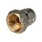 Муфта с внутренней резьбой Stout SFS-0002-003416 3/4"х16, никелированная, компрессионная