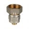 Муфта с внутренней резьбой Stout SFS-0002-003416 3/4"х16, никелированная, компрессионная