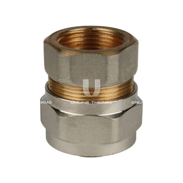 Муфта с внутренней резьбой Stout SFS-0002-003426 3/4"х26, никелированная, компрессионная