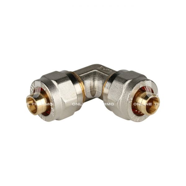 Угольник (угол) 90° равнопроходной Stout SFS-0003-001616 16х16, никелированный, компрессионный