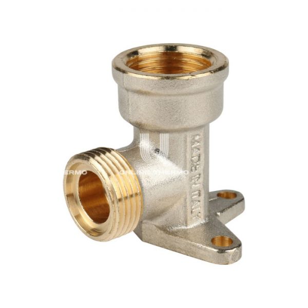 Угольник настенный (водорозетка) с креплением Stout SFS-0008-001216 1/2"х16, никелированный, компрессионный