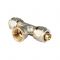 Тройник с внутренней резьбой Stout SFS-0012-001216 1/2"х16, никелированный, компрессионный