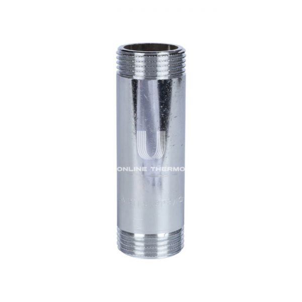 Удлинитель (бочонок) с наружной резьбой Stout SFT-0061-001100, НР 100×1", хромированный