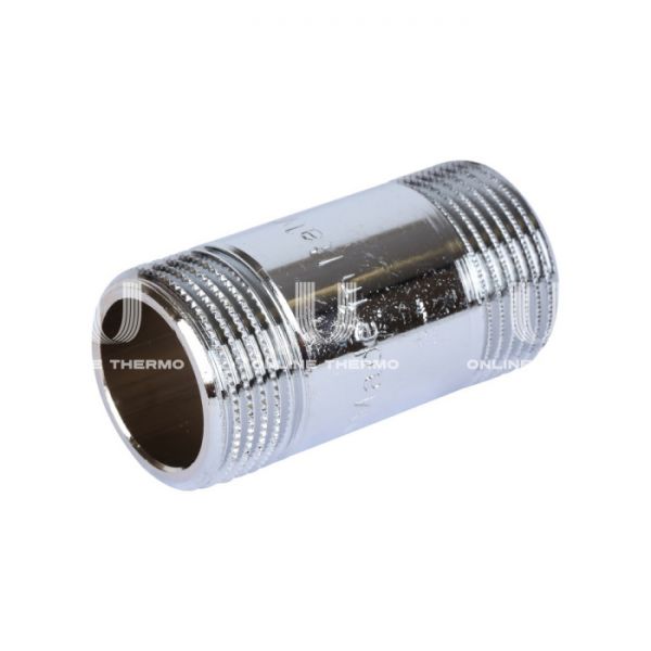 Удлинитель (бочонок) с наружной резьбой Stout SFT-0061-003450, НР 50×3/4", хромированный