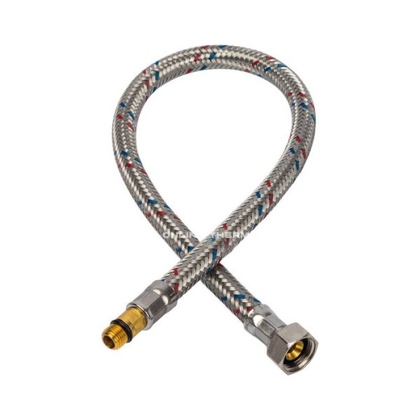 STOUT SHF-0016-181010  Гибкая подводка для воды  M 10 (18мм) х ВР 3/8,  длина 500 мм