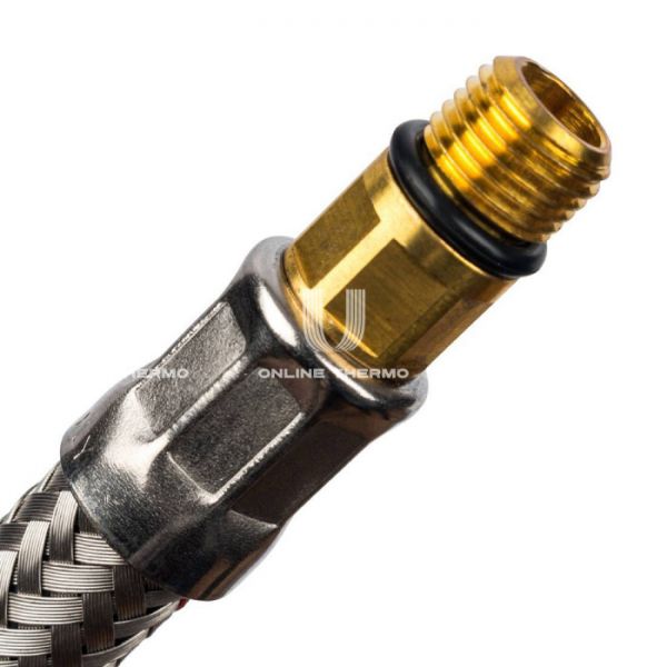 STOUT SHF-0016-181010  Гибкая подводка для воды  M 10 (18мм) х ВР 3/8,  длина 500 мм