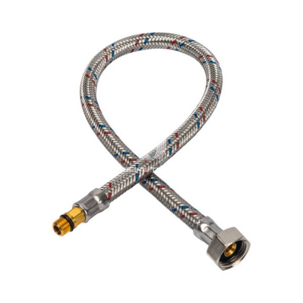 Гибкая подводка для воды Stout SHF-0029-181015 M 10 (18мм) х ВР 1/2, длина 1000 мм