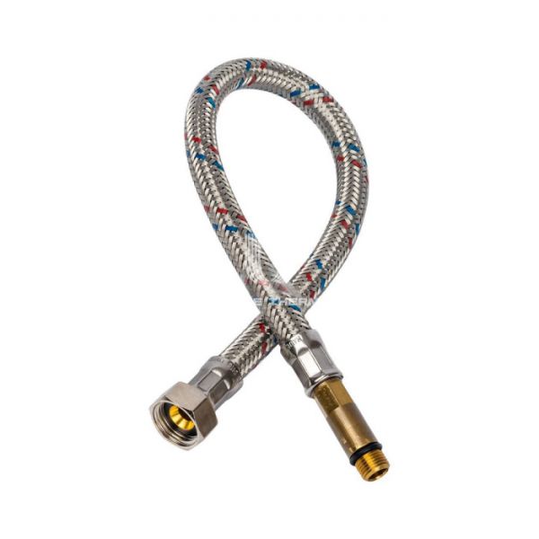 STOUT SHF-0035-351010  Гибкая подводка для воды  M 10 (35мм) х ВР 3/8,  длина 400 мм