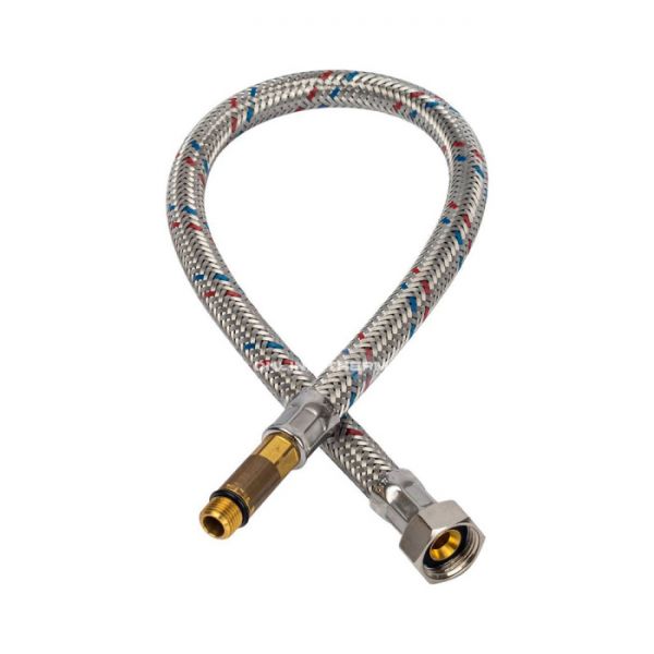 STOUT SHF-0036-351010  Гибкая подводка для воды  M 10 (35мм) х ВР 3/8,  длина 500 мм