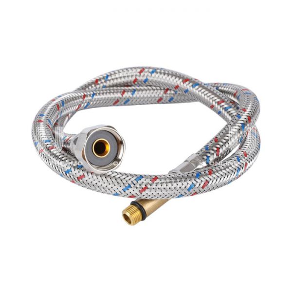 Гибкая подводка для воды Stout SHF-0048-351015 M10 (35мм) х 1/2" ВР, длина 800 мм