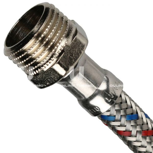 STOUT SHF-0075-081510  Гибкая подводка для воды  НР 1/2 х ВР 3/8,  длина 400 мм