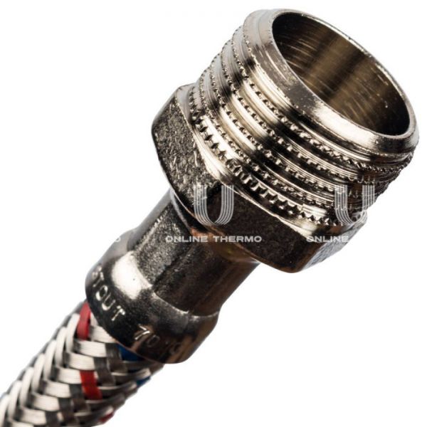 STOUT SHF-0089-081515  Гибкая подводка для воды  НР 1/2 х ВР 1/2,  длина 1000 мм