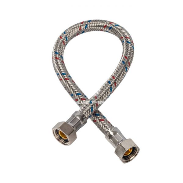 STOUT SHF-0095-081010  Гибкая подводка для воды  ВР 3/8 х ВР 3/8,  длина 400 мм