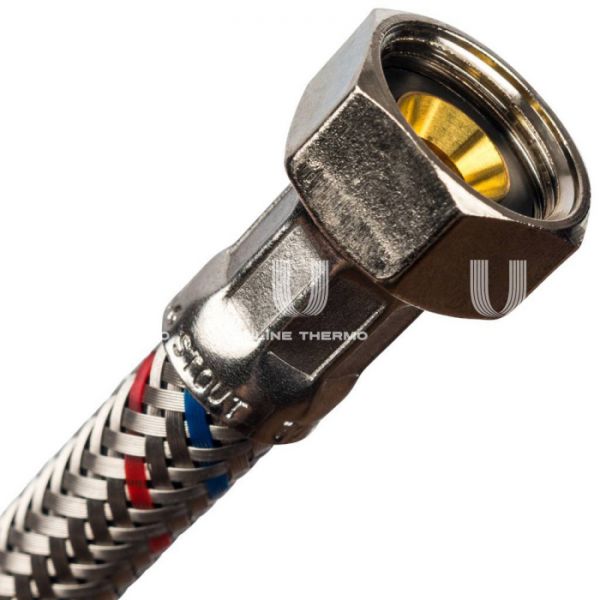 STOUT SHF-0096-081010  Гибкая подводка для воды  ВР 3/8 х ВР 3/8,  длина 600 мм