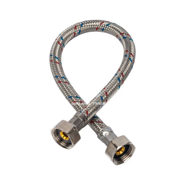 STOUT SHF-0115-081515  Гибкая подводка для воды  ВР 1/2 х ВР 1/2,  длина 400 мм