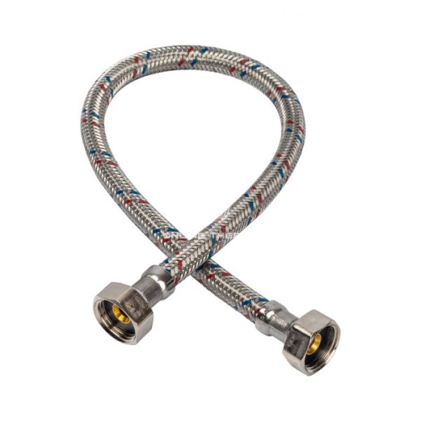 STOUT SHF-0116-081515  Гибкая подводка для воды  ВР 1/2 х ВР 1/2,  длина 500 мм