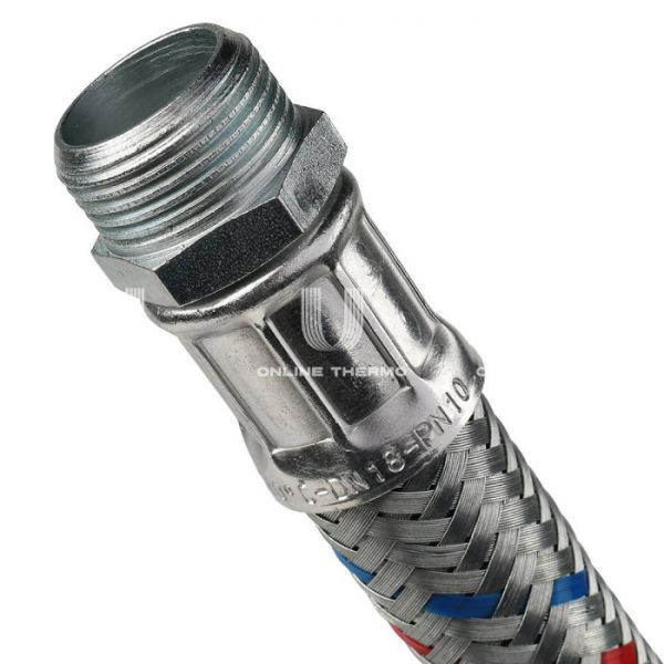 STOUT SHF-0204-182020 Гибкая подводка для воды  НР 3/4 х ВР 3/4,  длина 400 мм