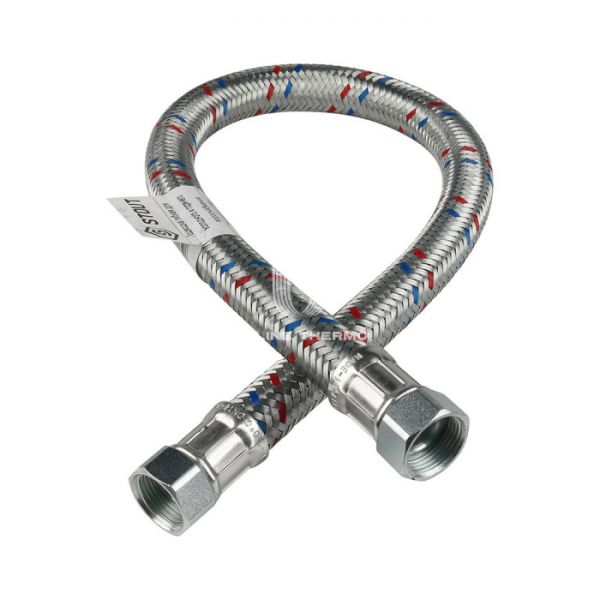 STOUT SHF-0308-182020 Гибкая подводка для воды  ВР 3/4 х ВР 3/4,  длина 800 мм