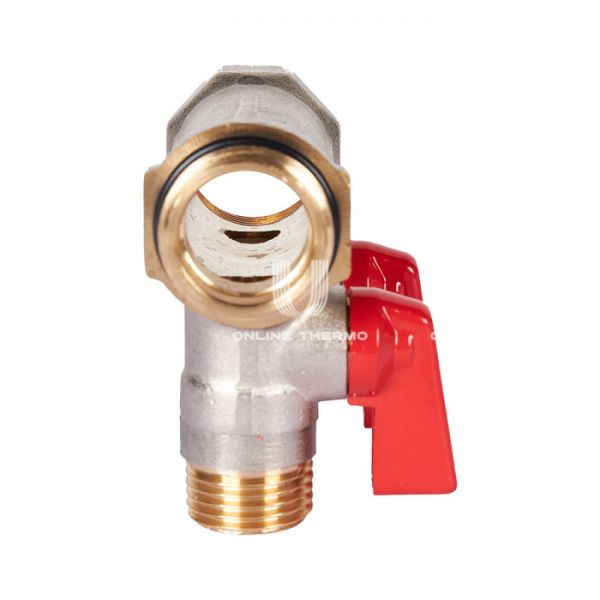 Коллектор Stout с шаровыми кранами SMB 6210 3/4", 2 отвода 1/2" (красные ручки)