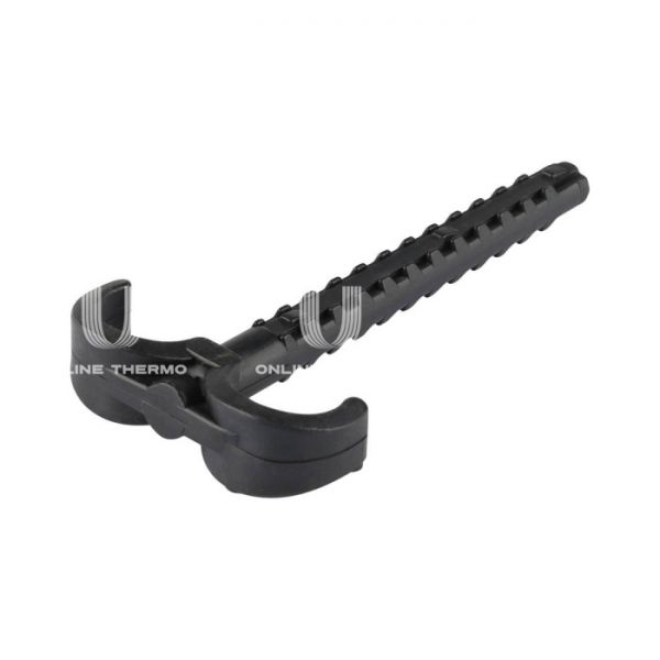 Крюк с дюбелем Stout SMF-0003-028016 для двух труб 16 мм, длина 80 мм