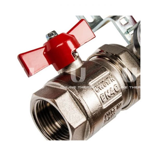 Коллектор Stout из нержавеющей стали в сборе с расходомерами 2 вых.