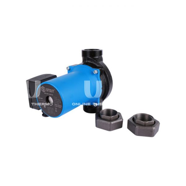 Насос циркуляционный Stout 32/80-180 SPC-0001-3280180,с гайками, база 180 мм