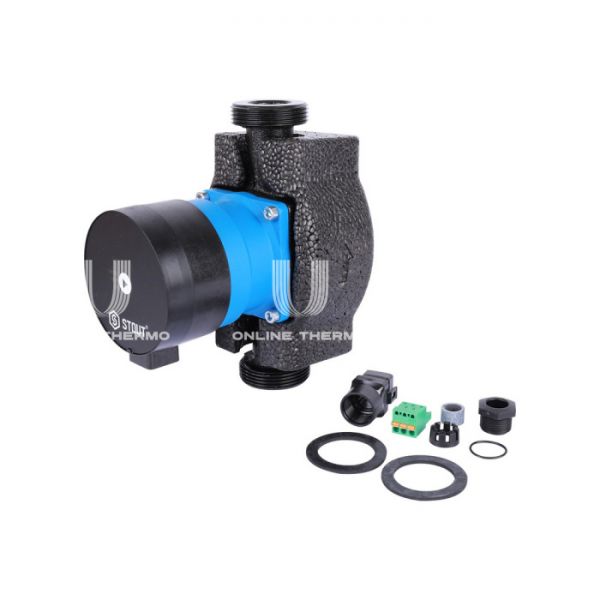 Насос циркуляционный Stout mini SPC-0002-2580180 25-80, с теплоизоляцией, база 180 мм