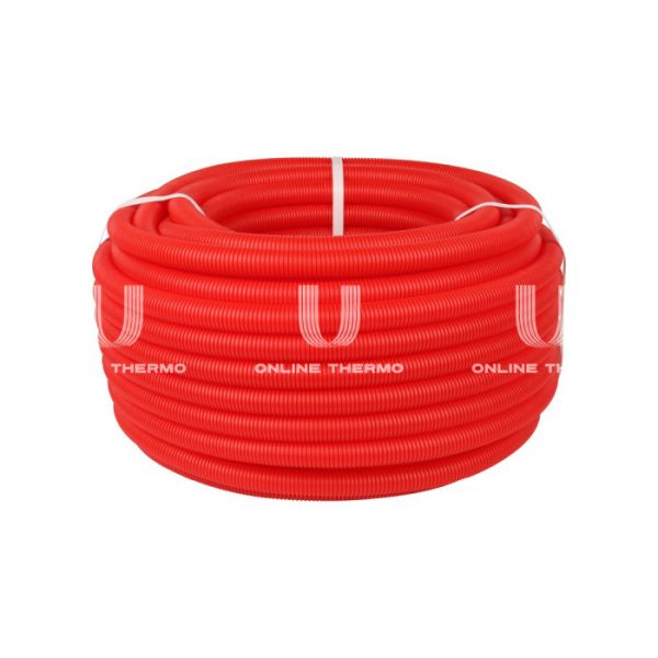 Труба гофрированная Stout SPG-0002-502520 ПНД 25 мм, красная, (для труб 16-22 мм), бухта 50 м