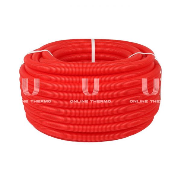 Труба гофрированная Stout SPG-0002-503525 ПНД 35 мм, красная (для труб 25 мм), бухта 50 м