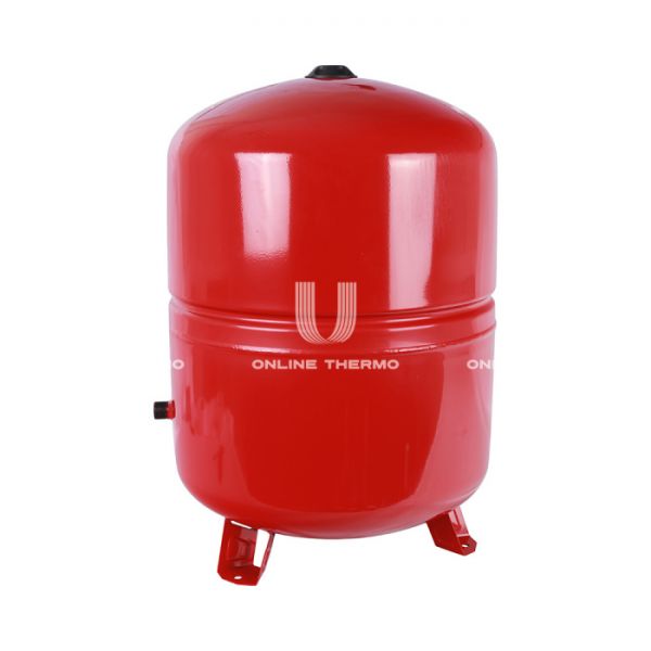 Расширительный бак для отопления Stout STH-0005-000100, 100 л, красный вертикальный, на ножках