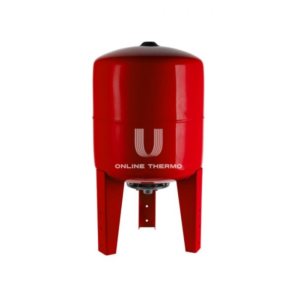 Расширительный бак для отопления Stout STH-0006-000600, 600 л, красный вертикальный, на ножках