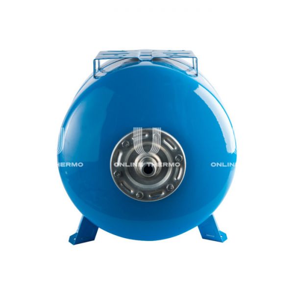 Гидроаккумулятор (расширительный бак) для водоснабжения Stout STW-0003-000100, 100 л, синий горизонтальный, на ножках