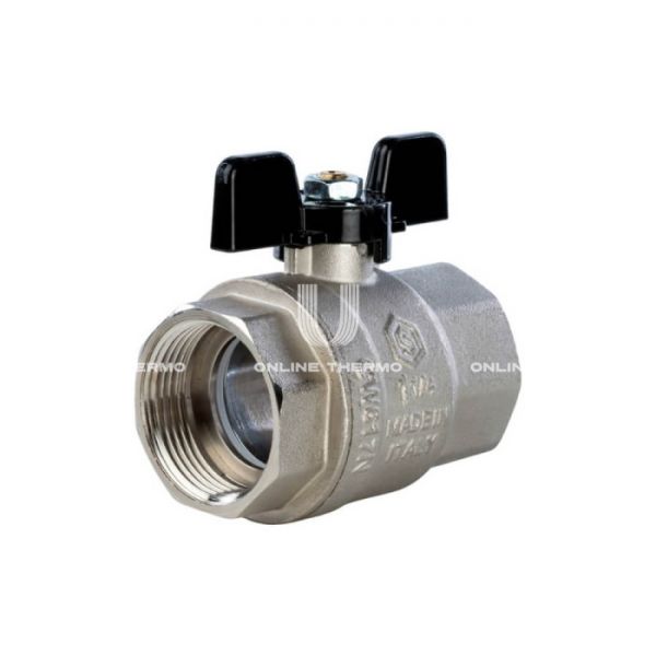 Кран шаровой Stout полнопроходной, ВР, ручка бабочка 1" 1/4